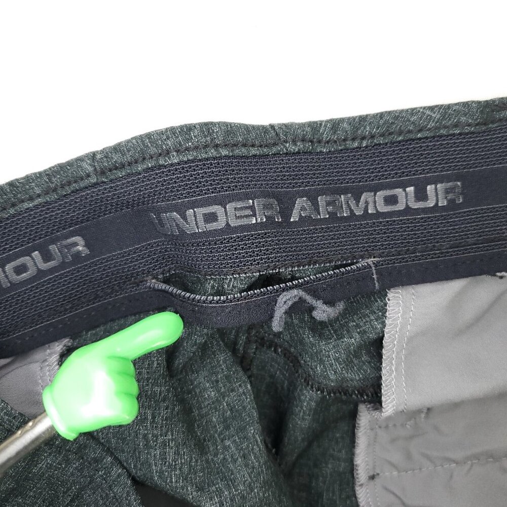 Under Armour Golf Pants Mens 40x30 Gray Vented Showdown Performance Stretch - Picture 7 of 12